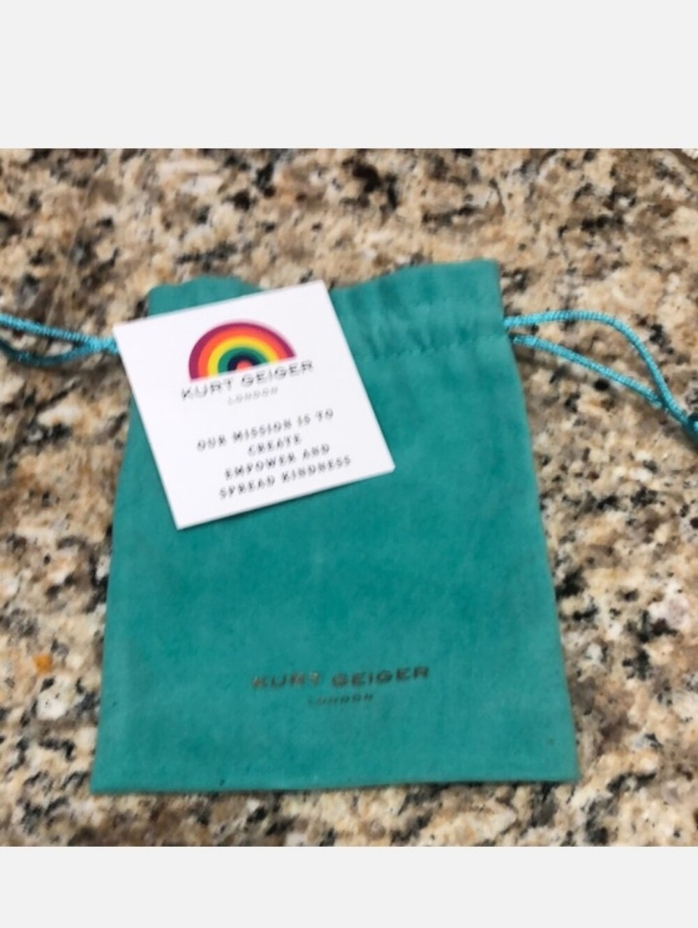 Kurt Geiger Jewelry Dust Bag NWOT